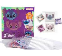 Disney Stitch (Lilo & Stitch) Set di perline da stiro per bambini dai 6 anni in su, 1200 pezzi, set creativo con perline, carta da stiro e modelli, ideale per bricolage, progetti fai da te e regali