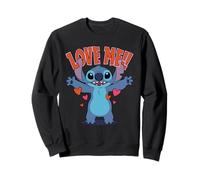 Disney Stitch "Love Me!!" Funny Valentine's Day Felpa