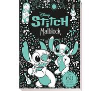 Disney Stitch: Malblock: über 60 lustige Motive zum Ausmalen!: Malblock mit Goldfolienpägung