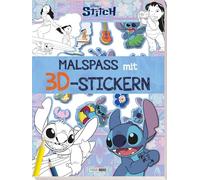 Disney Stitch: Malspaß mit 3D-Stickern: Malblock mit 3D-Stickern