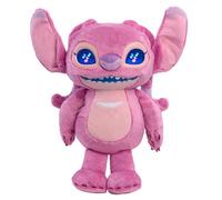 Disney Stitch Many Moods Angel Peluche Interattivo 34 cm, con Occhi LCD, Suoni e Reazioni, Idea Regalo per Bambini e Fan di Lilo & Stitch, Età 3+