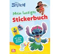 Disney: Stitch: Mein lustiges Stickerbuch: Mit bunten Rätseln, Ausmalbildern und vielen Stickern