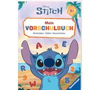 Disney Stitch - Mein Vorschulbuch: Buchstaben, Zahlen, Konzentration