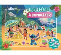 Disney Stitch - Mini-scènes à compléter - 10 scènes - Plus de 400 stickers repositionnables
