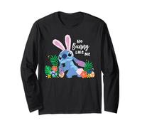 Disney Stitch No Bunny Like Me Tropical Spring Easter Eggs Maglia a Manica