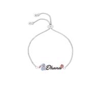 Disney Stitch Ohana Braccialetto Silver Peers Hardy