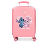 Stitch Angel Rosa Valigia Cabina 50cm ABS Rigida Trolley Bambini Bagaglio a mano