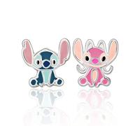 Disney Lilo & Stitch - Orecchini a lobo non corrispondenti, orecchini Disney Jewelry, Argento sterling