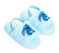 Disney Stitch Pantofole Bambina, Soffice Ciabatte Casa - Regalo Bambini (Blu, 31EU)