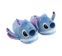 Disney Stitch - Pantofole da donna Lilo&Stitch 3D, calde e soffici, taglia 36-41, colore: Blu, Azzurro, 38/39 EU