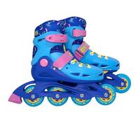 DISNEY Stitch Pattini a rotelle regolabili, per bambine, sicuri, blu e rosa (Blu Stitch, 30-33 EU)