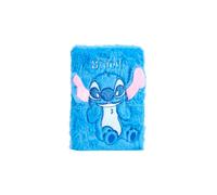 Quaderno di peluche Stitch - Taccuino con copertina morbida con personaggi animati, ideale per uso scolastico e regalo originale per i fan della Disney, Stitch, Taglia unica, Licenza