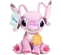 Disney Stitch, peluche del personaggio Angel, con suono, 20 cm
