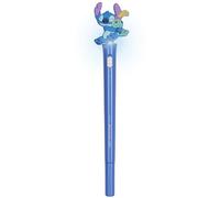 DISNEY Stitch Penna gel LUMINESCENTE, inchiostro blu, scuola, penna con figura (K)