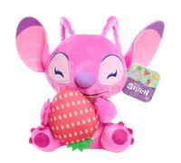 Disney Stitch Piccolo, peluche da 7", fragola, angelo per bambini a partire dai 2 anni in su, Just Play