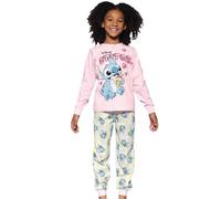 Disney Stitch Pigiama per Bambini, Set 2 Pezzi, in 2Colori e in 100% Cotone Jerrsey (DY50L0742) (IT, età, 3 Anni, 4 Anni, Regular, Rosa)