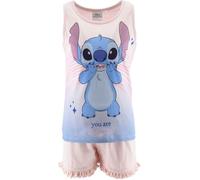 Disney Stitch Pigiama per Ragazze, Set da 2 Pezzi Motivo You Are Magical Stitch Pigiama in Morbido Cotone Maglietta e Pantaloncini, Taglia 6 Anni | Rosa