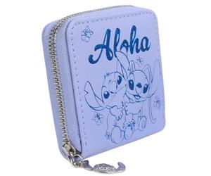 DISNEY Stitch Portafoglio per bambina, portamonete con cerniera 9x9 cm (Stitch 2)