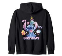 Disney Stitch & Scrump "It's My Birthday" Birthday Party Felpa con Cappuccio