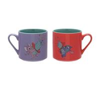 Rarewaves Set di 2 tazze Disney Stitch & Angel