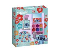 Disney Stitch - Set di bellezza composto da 1 Eau de Toilette, 1 palette di lucidalabbra e 1 specchio