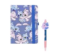 Disney Stitch Set Di Cancelleria, Include Quaderno E Penna, Set Di Cancelleria Regalo Con Design Stitch E Angel Per Ragazze E Adolescenti