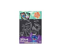 Disney Stitch Set di immagini grattacieli per bambini | Creative Scratch Art con 2 grandi poster | 26 x 19,5 cm | Incluso pennarello in legno | Effetto colore arcobaleno | Set da pittura a partire dai