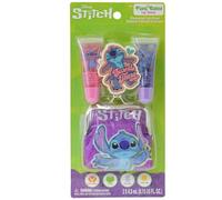 Disney Stitch - Set di lucidalabbra a base vegetale con portamonete