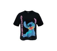 Disney Stitch T-Shirt da Donna, Design Stitch Ohana Maglietta a Maniche Corte per Adulti, Regalo per Donne e Adolescenti | XL