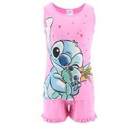 Disney Stitch T-Shirt e Pantaloncini per Bambine e Ragazze, Pigiama 2 Pezzi Stitch e Scrump, Confezione Regalo Inclusa, Taglie 3 a 8 Anni (IT, età, 3 Anni, Regular, Rosa)