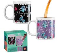 Disney Stitch Tazza Magica - Tazza Cambia Colore Con Calore In Ceramica - Gadget Stitch Regalo Originale Amica Fidanzata