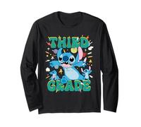 Disney Stitch Third Grade Back to School 1st Day of School Maglia a Manica