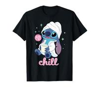 Disney Stitch "Time to Chill" Bathrobe Relaxation Self-Care Maglietta