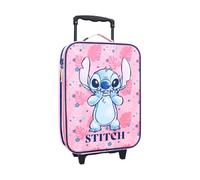 Stitch - Trolley Suitcase - Made to Roll ( Pink ) NUOVO