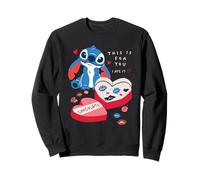 Disney Stitch Valentine's Day "This is for You. I Ate it." Felpa