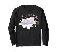 Disney Stitch What a Sweet Day Sakura Spring Cherry Blossom Maglia a Manica