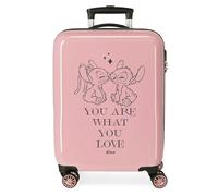 Disney Stitch You Love Bagagli- Bagagli per bambini Bambine e ragazze Rosa Amore