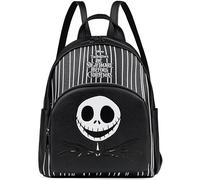 Disney Stitch Zaino Donna Zainetto Ragazza Adolescenti Mini Zaino da Viaggio Ecopelle Borsa a Tracolla Moda Regali per Lei (Nero TNBC)