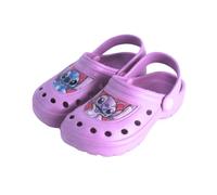 Disney Stitch - Zoccoli per ragazze, motivo stitch e angelo, sandali estivi per ragazze, taglie EU 22-33, viola, 28/29 EU