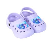 Disney Stitch Zoccoli per Ragazze, Sandali Leggeri, Sandali Estivi Stitch e Angel, Regalo per Bambina, Taglia EU 28/29 | Lilla