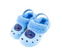 Disney Stitch Zoccoli Ragazze, Pantofole Zoccoli Pelle Morbido, Regalo Bambina, Taglia EU 28/29 | Blu