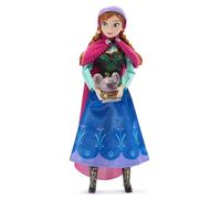 Disney Store Bambola Classica Anna, Frozen - 30 cm Indossa il suo iconico abito invernale e arriva con un personaggio sorpresa per più magia Frozen