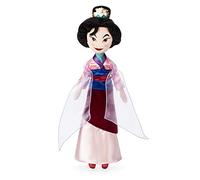 Disney Store Bambola di peluche di Mulan, 51 cm/20", Mulan con capelli raccolti, pettine floreale 3D e dettagli ricamati sul viso, per tutte le età