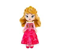 Disney Store bambola di peluche ufficiale Aurora, La Bella Addormentata nel Bosco, 37 cm, principessa con iconico vestito con corpino scintillante e dettagli ricamati - Per bimbi dai 0 anni in su