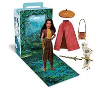 Disney Store - Bambola Disney Story per bambini, Raya (Raya e l’ultimo drago), 29 cm, completamente snodabile, con accessori, prodotto adatto dai 3 anni in su