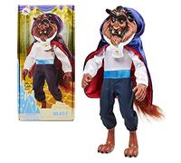 Disney Store Bambola Ufficiale Classica per Bambini La Bestia, La Bella e la Bestia, 32 cm, Completamente posizionabile con Coda soffice, Testa scolpita e criniera - per Bimbi dai 3 Anni in su