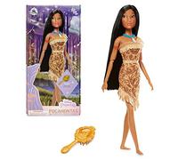 Disney Store bambola ufficiale classica per bambini Pocahontas, 29 cm, include spazzola con dettagli modellati, completamente posizionabile e ricca di dettagli - per bimbi dai 3 anni in su