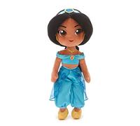 Disney Store bambola ufficiale peluche per bambini Principessa Jasmine, Aladdin, 37 cm, personaggio classico in peluche, principessa araba in abito iconico con espressione ricamata