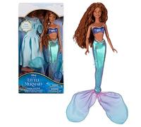 Disney Store Bambola Ufficiale per Bambini Ariel Che Canta, La Sirenetta, 33 cm, la Principessa del Mare con Gambe e Braccia mobili e Capelli realistici - per Bambini dai 3 Anni in su