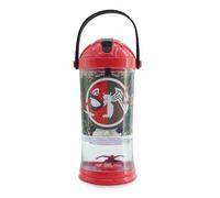 Disney Store Borraccia ufficiale Spider-Man Snow Globe con paglia, 310 ml, con cannuccia ribaltabile e coperchio a vite, adatta per bambini dai 4 anni in su